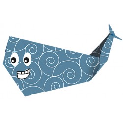 Kids Origami Baleines 15 x 15 cm - Fridolin