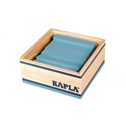 Coffret de 40 planchettes Kapla® couleur bleu clair