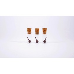 Toupie Liliput dans un verre - Handmade - Mader Kreiselmanufaktur