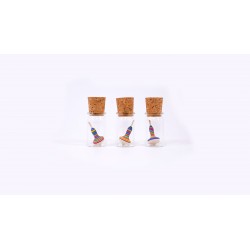 Toupie Mona Lottchen dans un verre - Handmade - Mader Kreiselmanufaktur