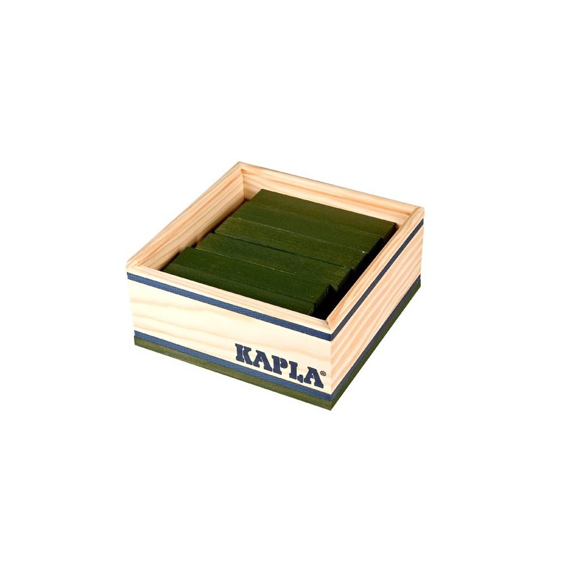 Coffret de 40 planchettes Kapla® couleur vert