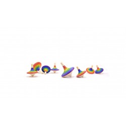 Toupie Ralley arc-en-ciel grand - Handmade - Mader Kreiselmanufaktur