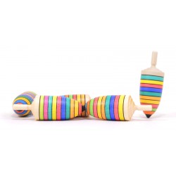 Toupie Donnerkeil rayé - Handmade - Mader Kreiselmanufaktur