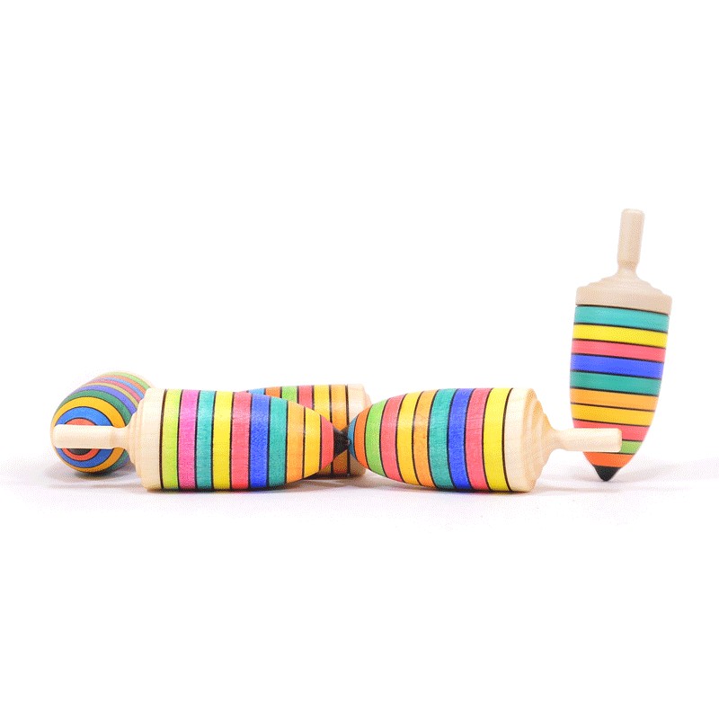Toupie Donnerkeil rayé - Handmade - Mader Kreiselmanufaktur