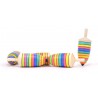 Toupie Donnerkeil rayé - Handmade - Mader Kreiselmanufaktur