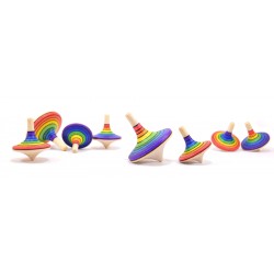 Kreisel Ralley Regenbogen gross - Handmade - Mader Kreiselmanufaktur