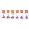 Toupie Fridolinchen mini dans un verre - Handmade - Mader Kreiselmanufaktur