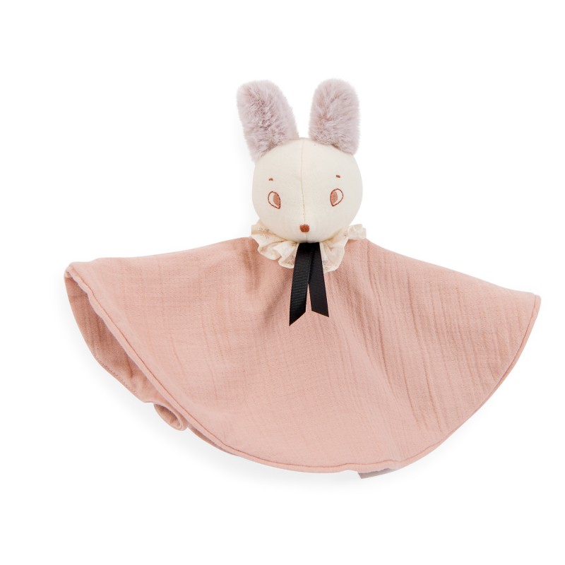 Doudou souris rose