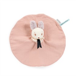 Doudou souris rose