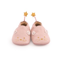 Chaussons en cuir pour bébé - Moulin Roty