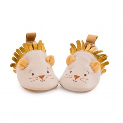 Chaussons en cuir pour bébé - Moulin Roty