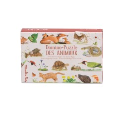 Domino-puzzle des animaux - Le Jardin - Moulin Roty