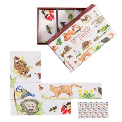Domino Puzzle Tiere - Le Jardin - Moulin Roty