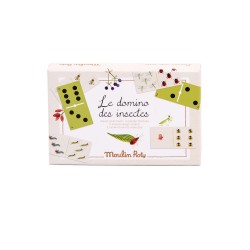 Domino Insekten Spiel ab 3 Jahren - Le Jardin - Moulin Roty