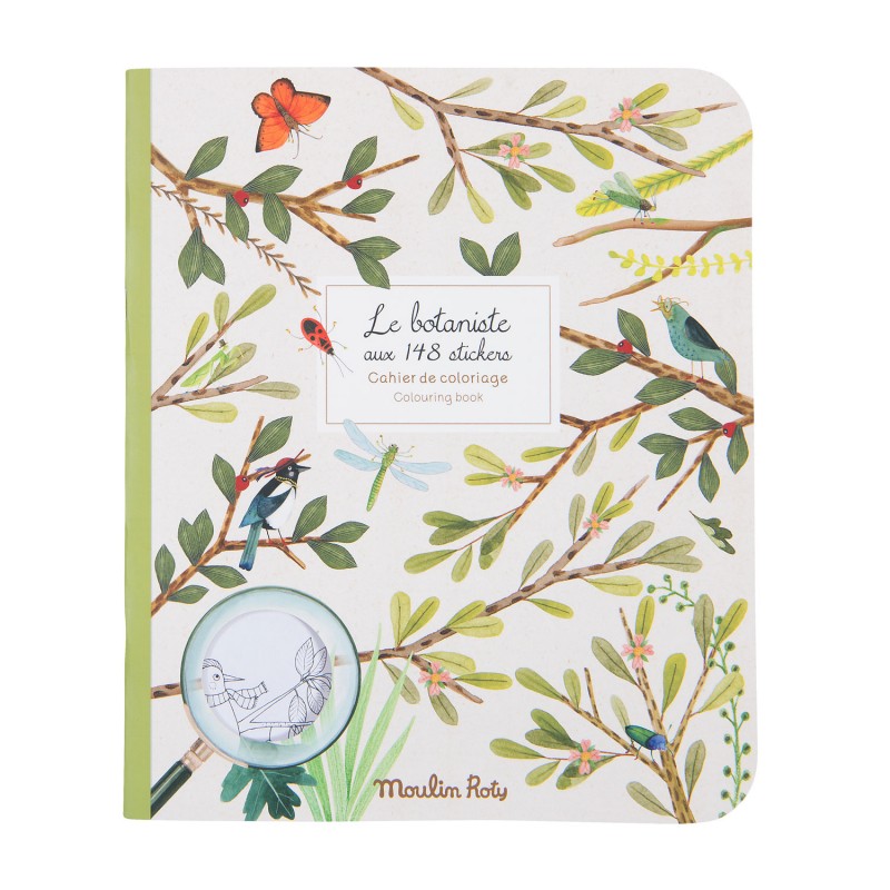 Cahier stickers le botanist - Le Jardin - Moulin Roty