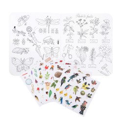 Cahier stickers le botanist - Le Jardin - Moulin Roty
