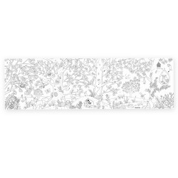 Poster zum ausmalen Botaniker - Le Jardin - Moulin Roty