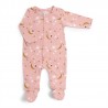 Pyjama 12m jersey rose étoiles