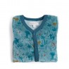 Pyjama Velours blau 6 Monate