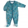 Pyjama Velours blau 3 Monate