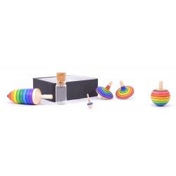Kreiselset Regenbogen - Handmade - Mader Kreiselmanufaktur