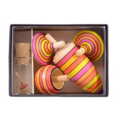 Set de toupies feu - Handmade - Mader Kreiselmanufaktur