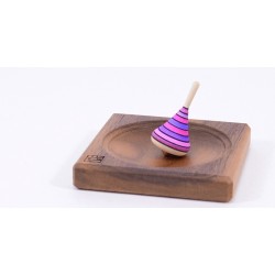 Miniatur Kreisel mit Brettchen - Handmade - Mader Kreiselmanufaktur