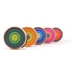 Yo-Yo multicolore-gris en bois - Mader Kreiselmanufaktur
