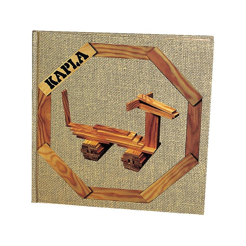 KAPLA® livre d'art n° 4 beige - construire selon les instructions - l'origina KAPLA® livre d'art n° 4 beige - construire selon les instructions - l'origina
