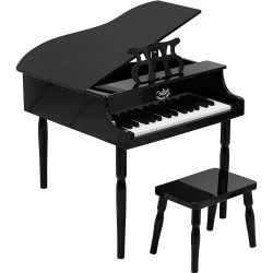 Grand piano à queue noir