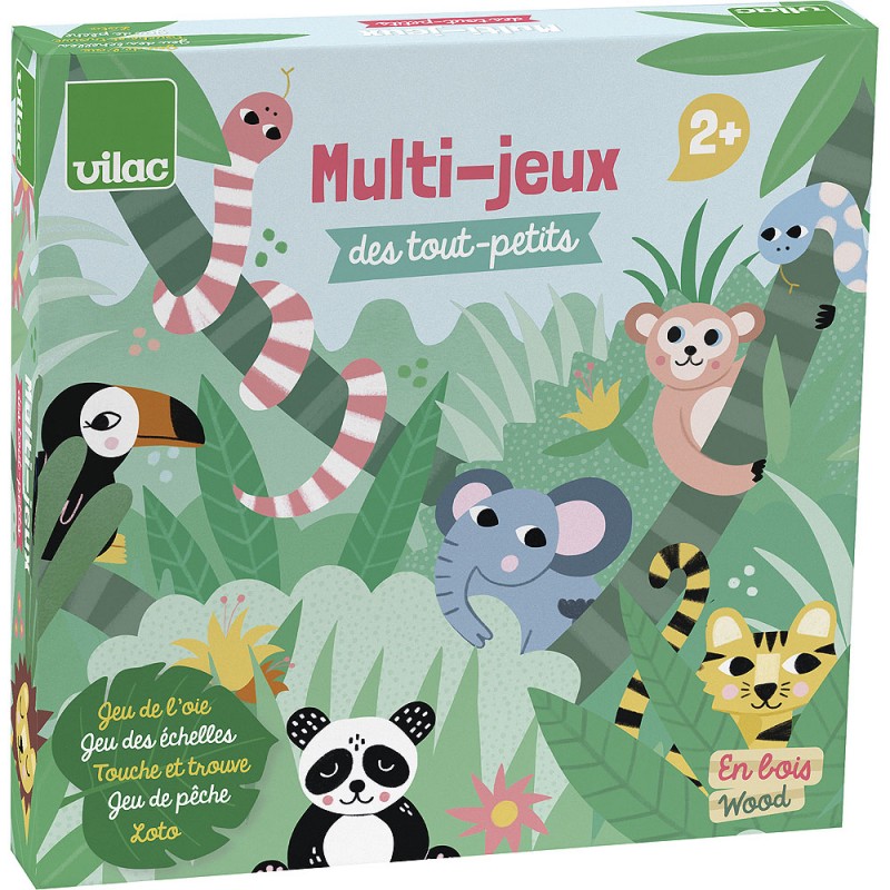Boîte de jeux multiples Michelle Carlslund - Jeux de société - Vilac