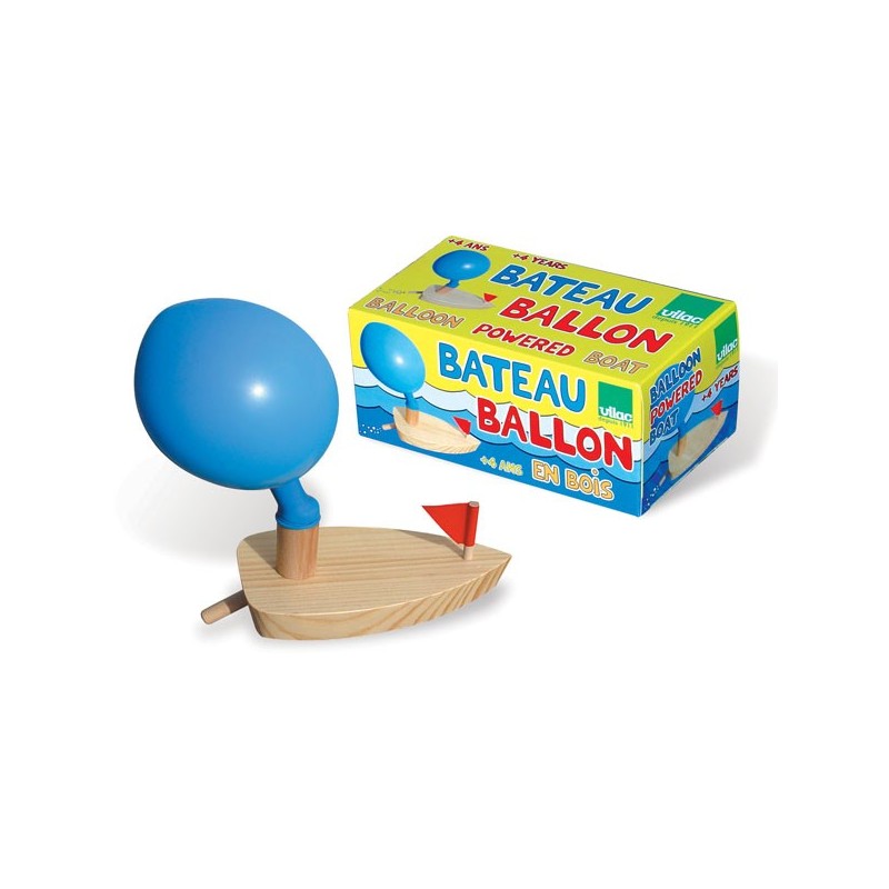 Bateau en bois avec ballon - Vilac