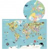 Weltkarte magnetisch französisch Ingela P. Arrhenius