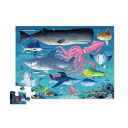 Shaped Puzzle Haifisch Riff - 36 Teile - Crocodile Creek