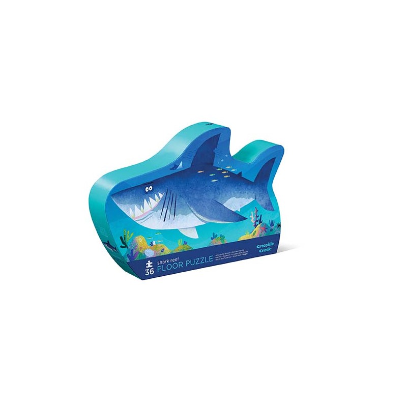 Shaped Puzzle Haifisch Riff - 36 Teile - Crocodile Creek
