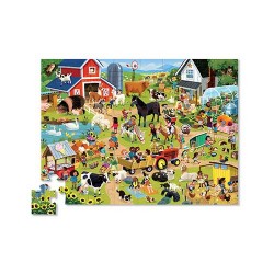 48 pcs Day at the Ferme Puzzle - 48 piéces - Crocodile Creek