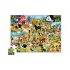 48 pcs Day at the Ferme Puzzle - 48 piéces - Crocodile Creek