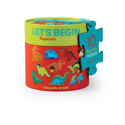 2 pc Let's Begin Puzzle Dinosaurier - Crocodile Creek