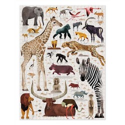 Familienpuzzle Die Welt der afrikanischen Tiere - 750 Teile - Crocodile Creek