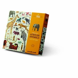 Familienpuzzle Die Welt der afrikanischen Tiere - 750 Teile - Crocodile Creek