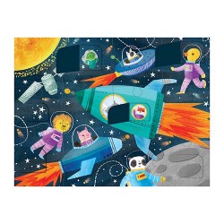 Lift-the-flap Puzzle Space - Puzzle Espace 12 pièces - Mudpuppy