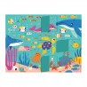 Lift-the-flap Puzzle Ocean Party - Animaux de l'océan - Mudpuppy