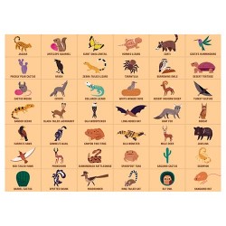 Search & Find Puzzle Desert animals - Cherche et trouve puzzle désert - Mudpuppy