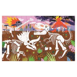 75 pcs Lenticula Puzzle Dinosaur - Dino Puzzle 75 Teile  - Mudpuppy