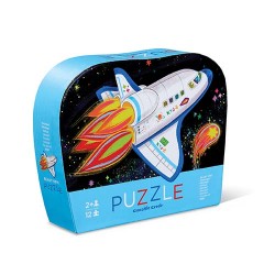 12 pc Mini Puzzle Rakete - Crocodile Creek