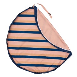 Outdoor tapis de jeu & sac à jouets Mokka Stripes - Play & Go