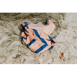 outdoor – playmat & toy bag Mokka Stripes