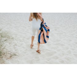 Outdoor tapis de jeu & sac à jouets Mokka Stripes - Play & Go