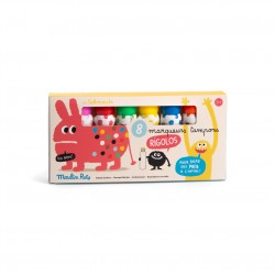 Stempel Set - für Kinder ab 3 Jahren -  Les Schmouks - Moulin Roty