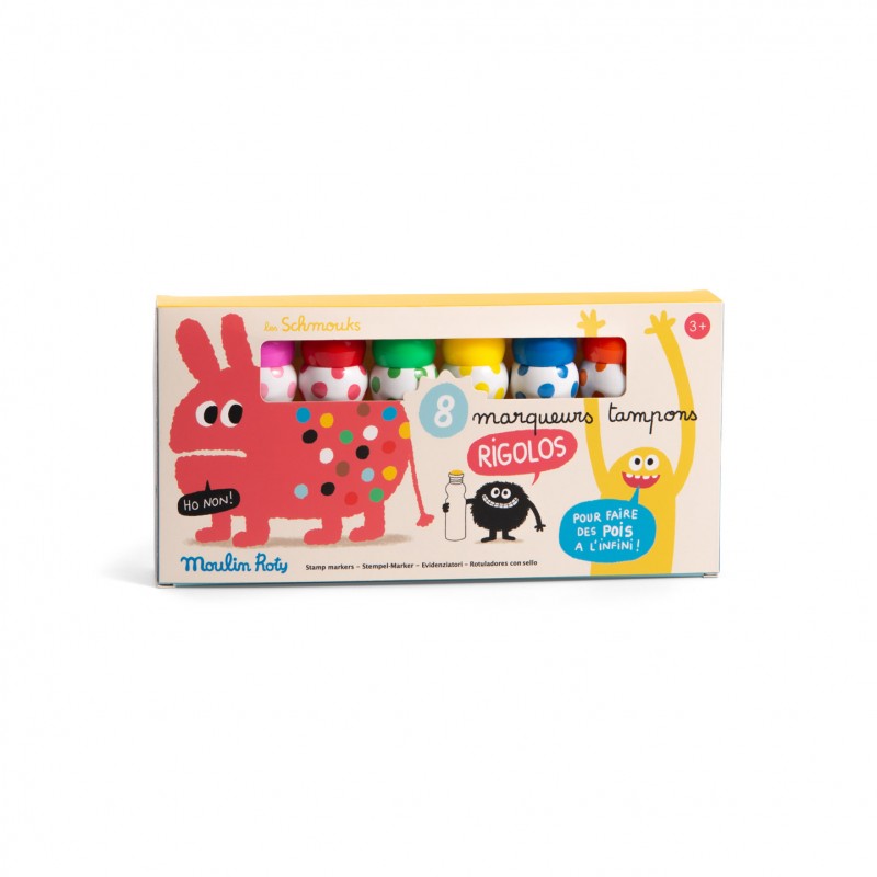 Kit de tampons - pour les enfants à partir de 3 ans - Les Schmouks - Moulin Roty
